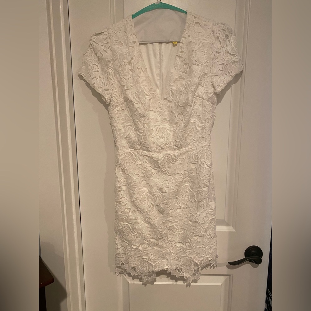 Milly white lace dress, size 4